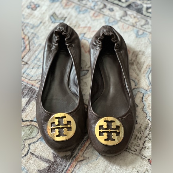 Tory Burch Shoes - Tory Burch Flats/Ballet Flats - Dark Brown - Size 8 1/2 M